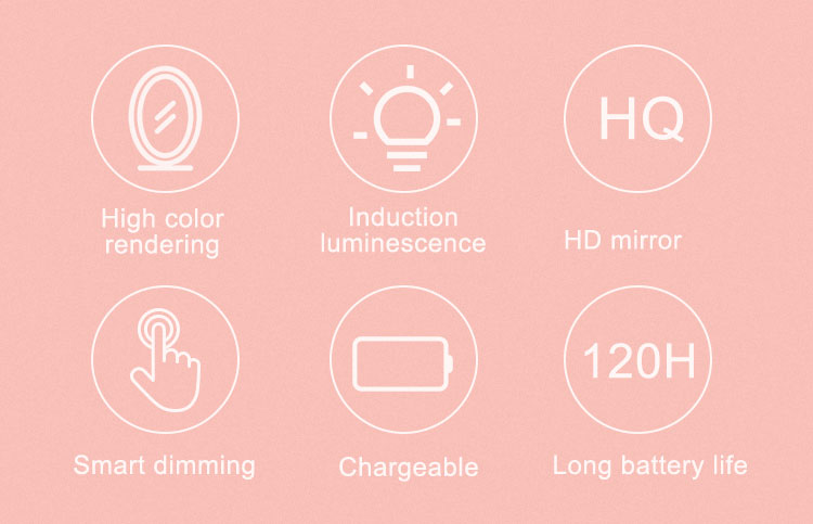 LED Makeup Mirror-E