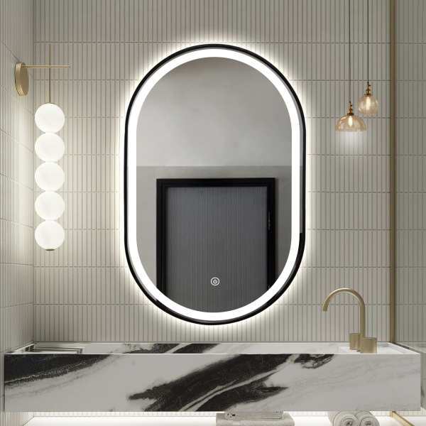 Oval LED Bathroom Mirror