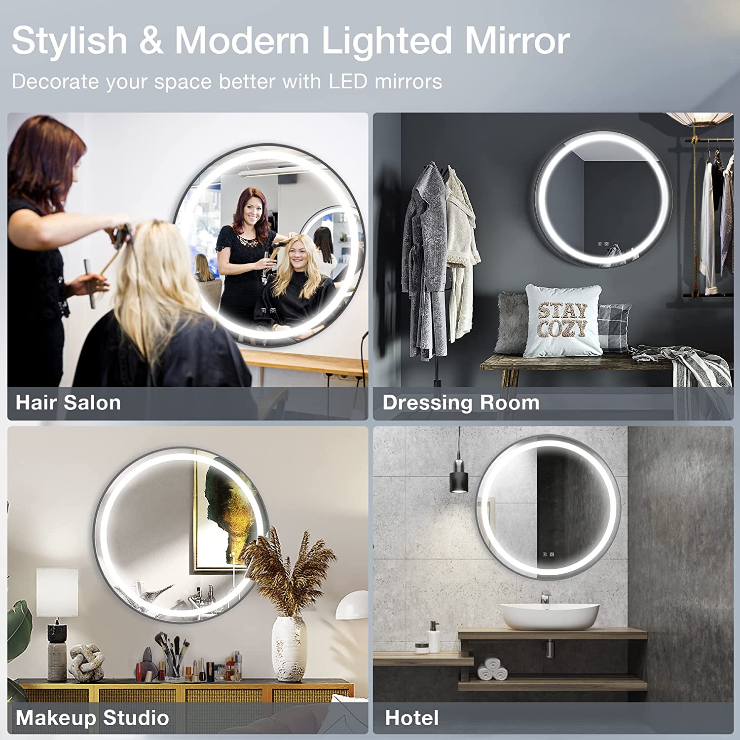 LED Bathroom Mirror-Round