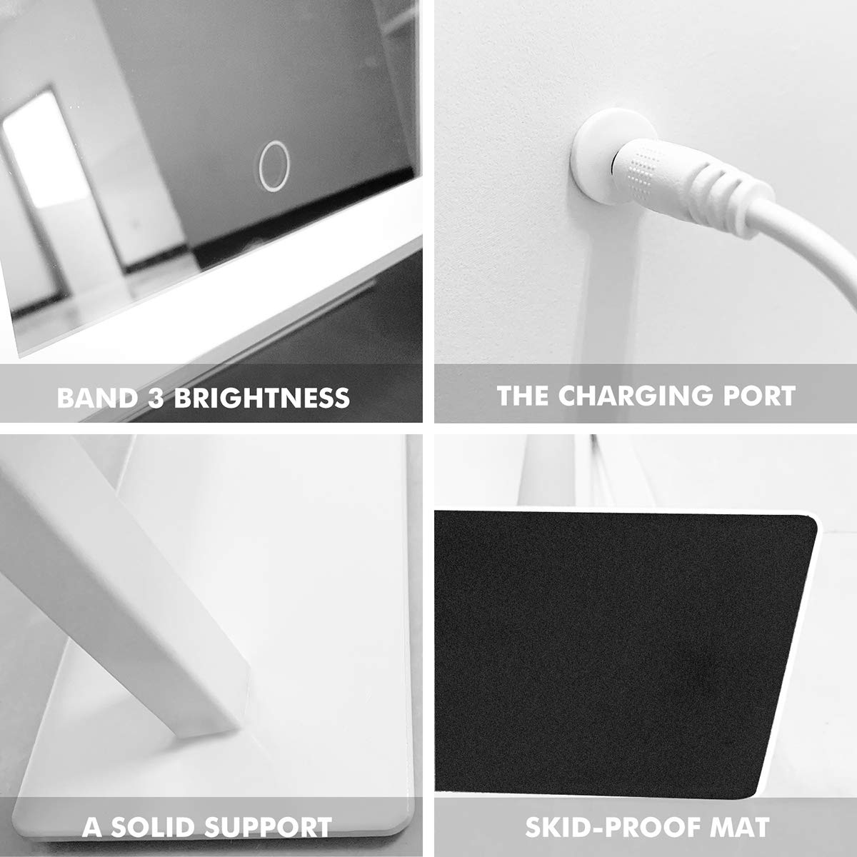 LED Desktop Mirror-Q