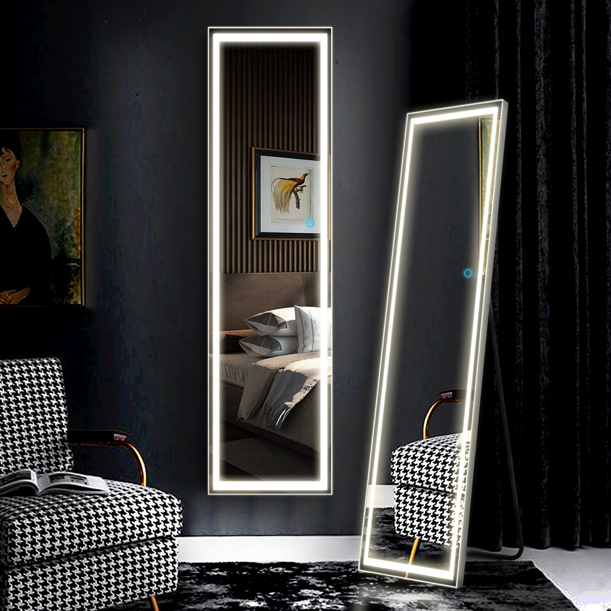 Touch-Dimming Mirrors with Three Color Temperatures