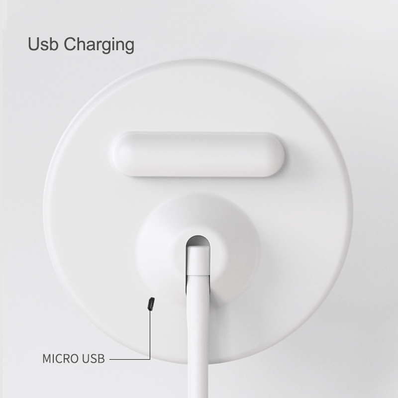 可充电 LED 塑料化妆镜 H（90° 翻转） - image 4