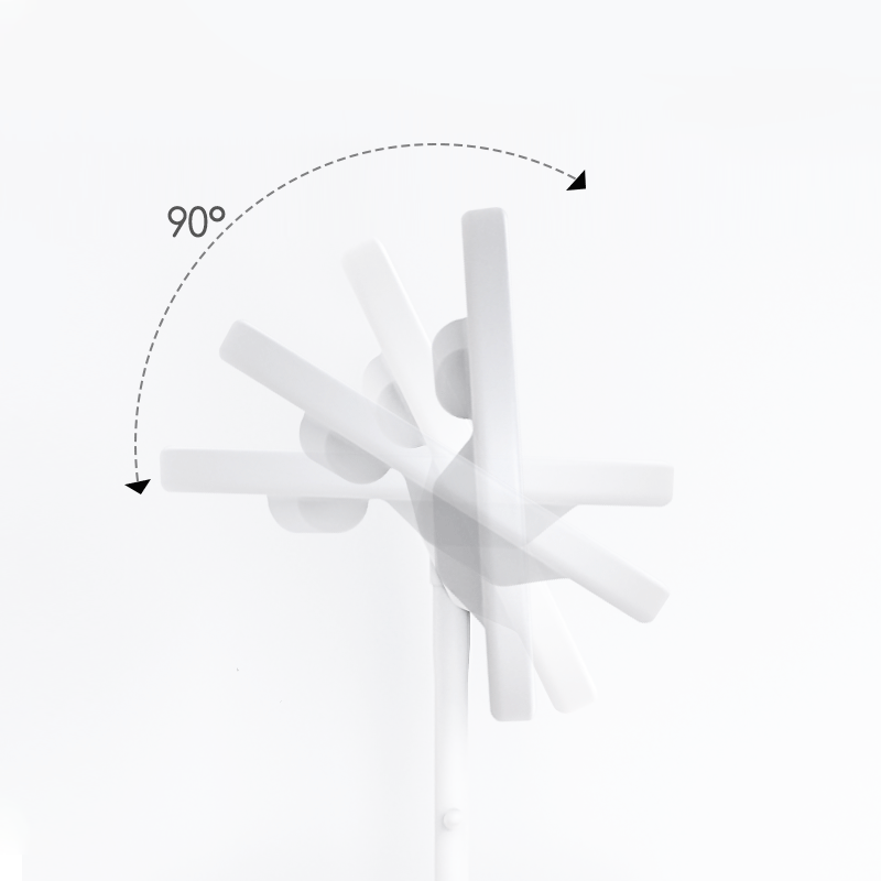 可充电 LED 塑料化妆镜 H（90° 翻转） - image 6