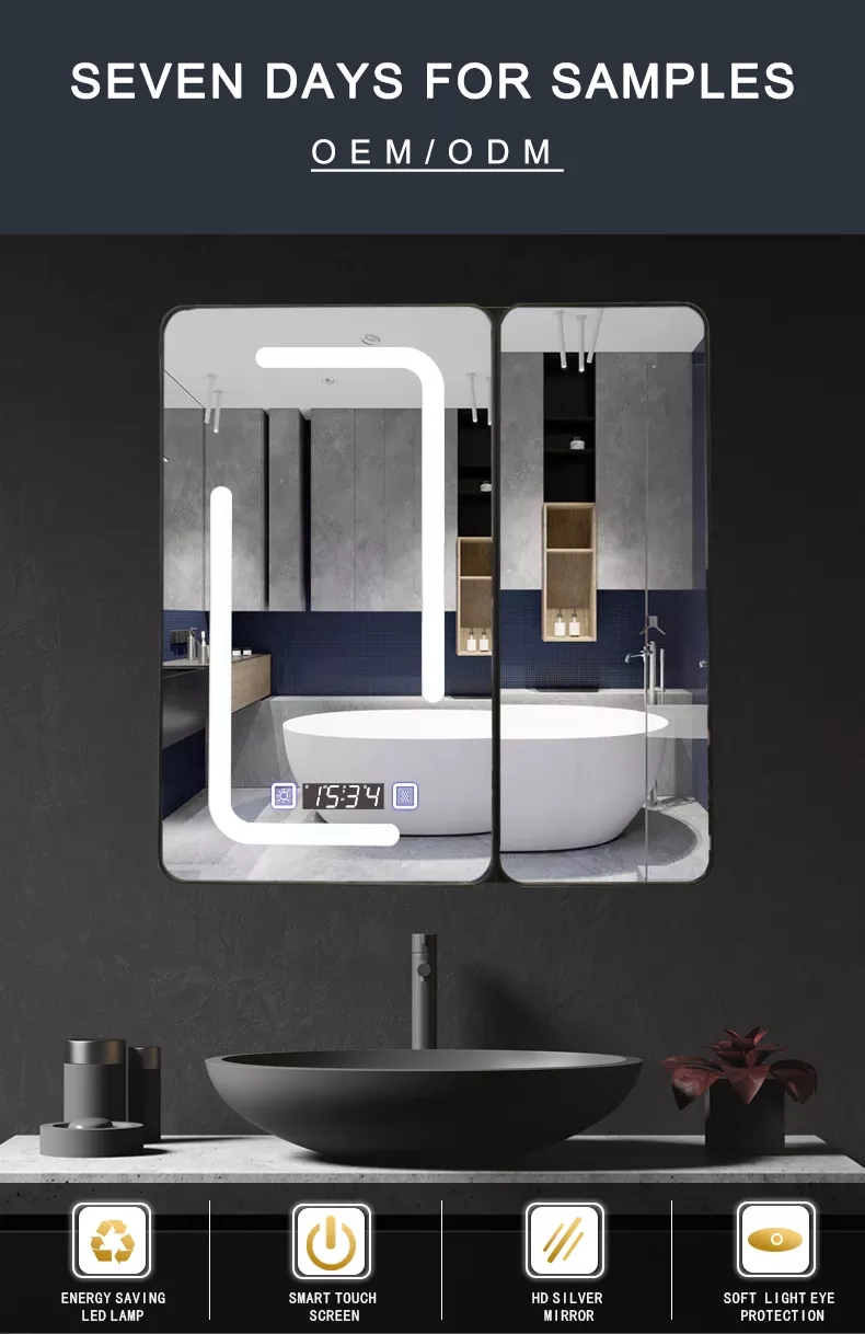 Wall Mounted Bathroom Mirror Cabinet