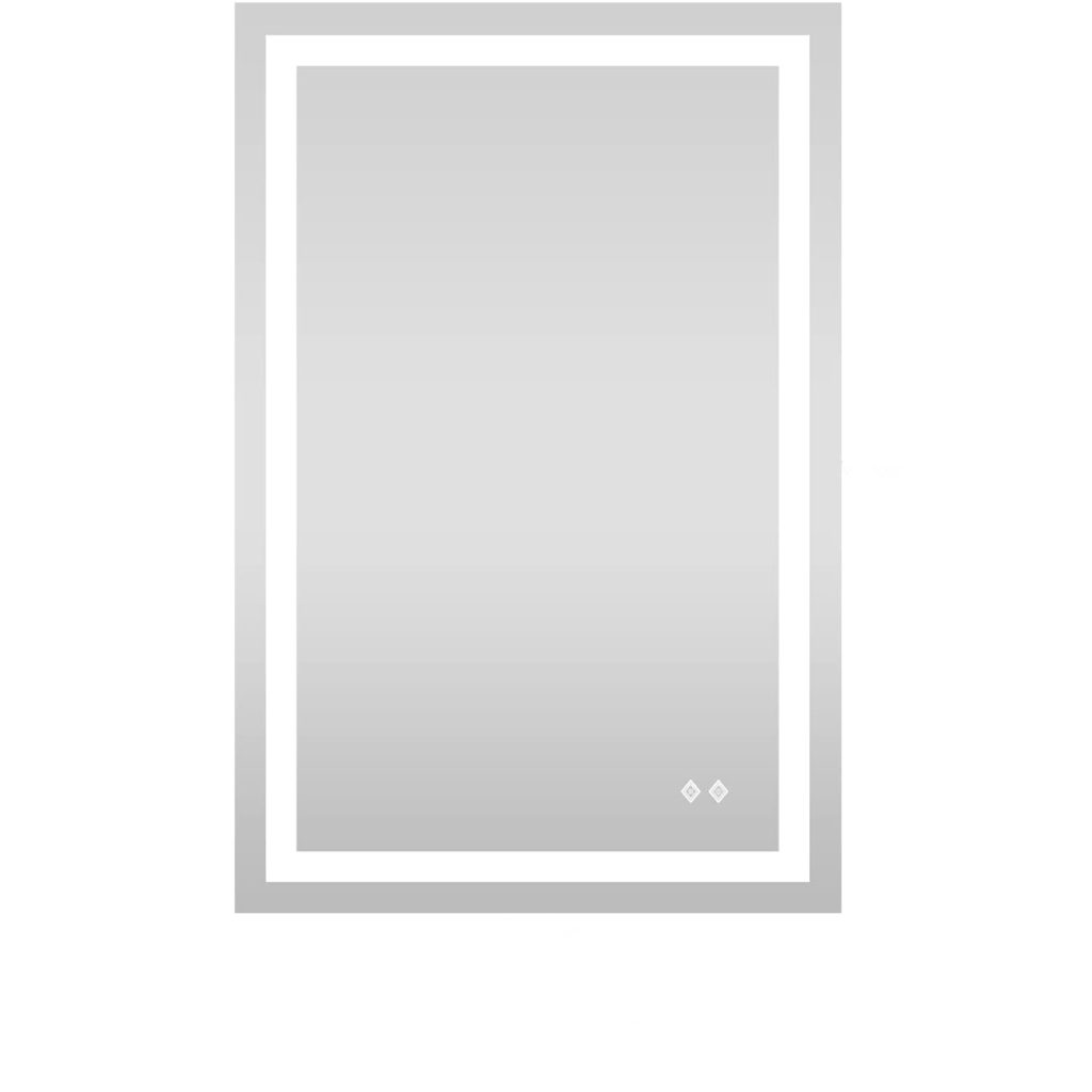 LED 浴室镜 24×36 英寸（防雾、可调光） - image 3