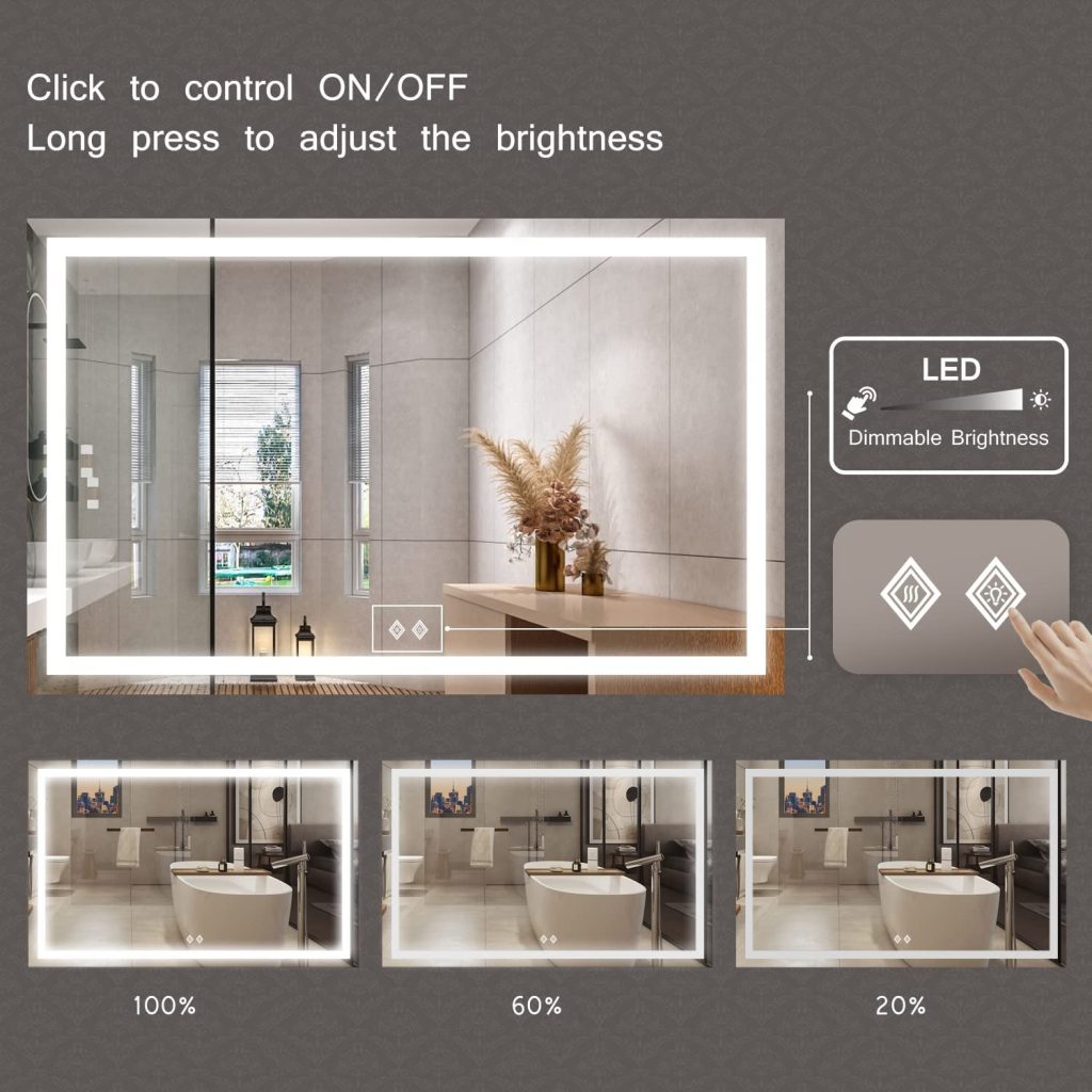 LED Bathroom Mirror-48×30” - image 2