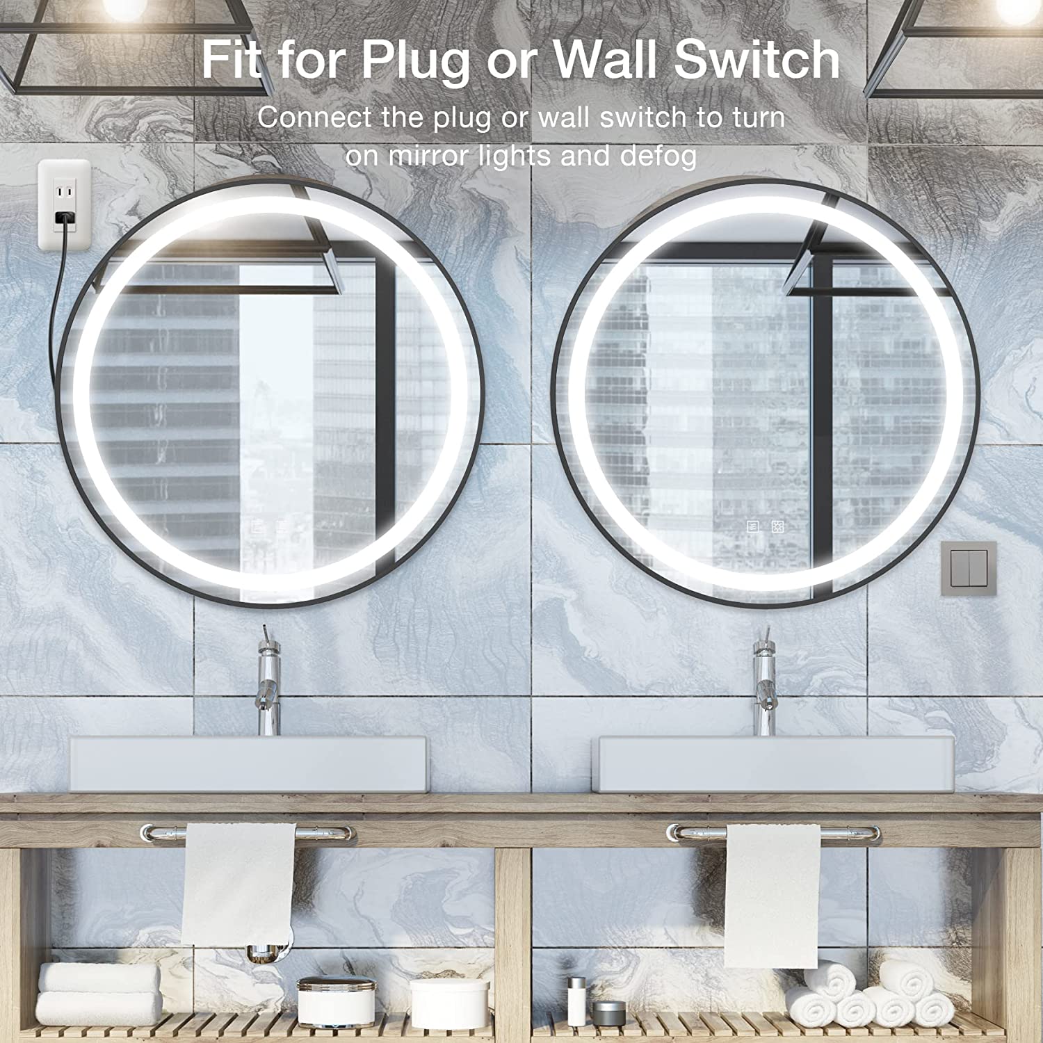 LED Bathroom Mirror-Round