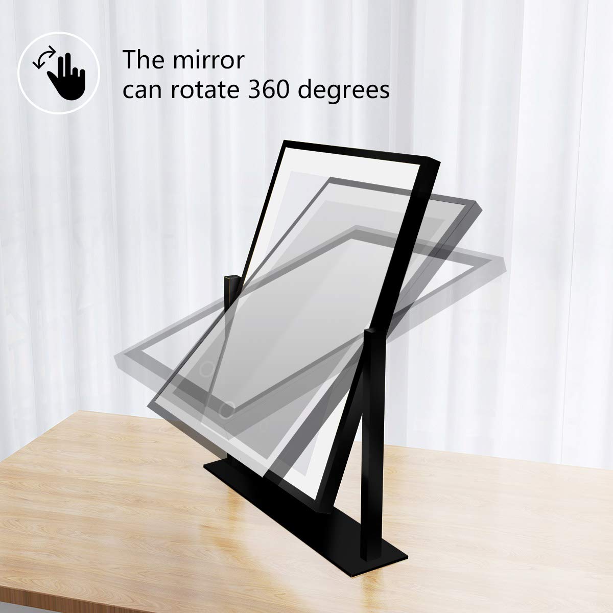LED Desktop Mirror-Q