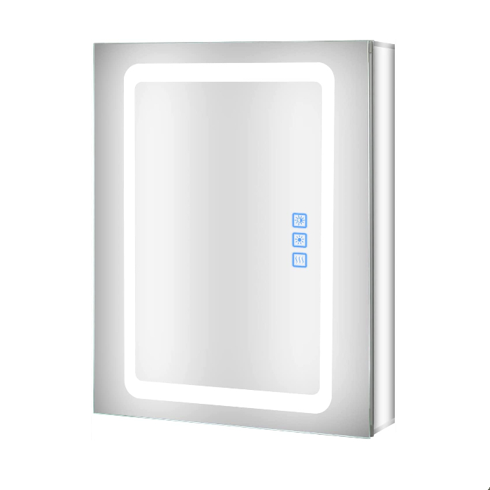 除雾带插座 LED 镜柜（嵌入或明装）