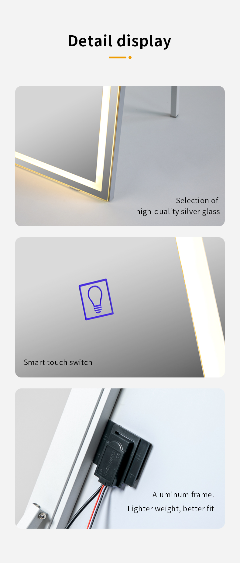 LED Dressing Mirror-P