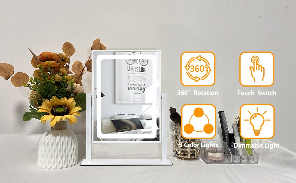 Lighted Hollywood Vanity Mirror