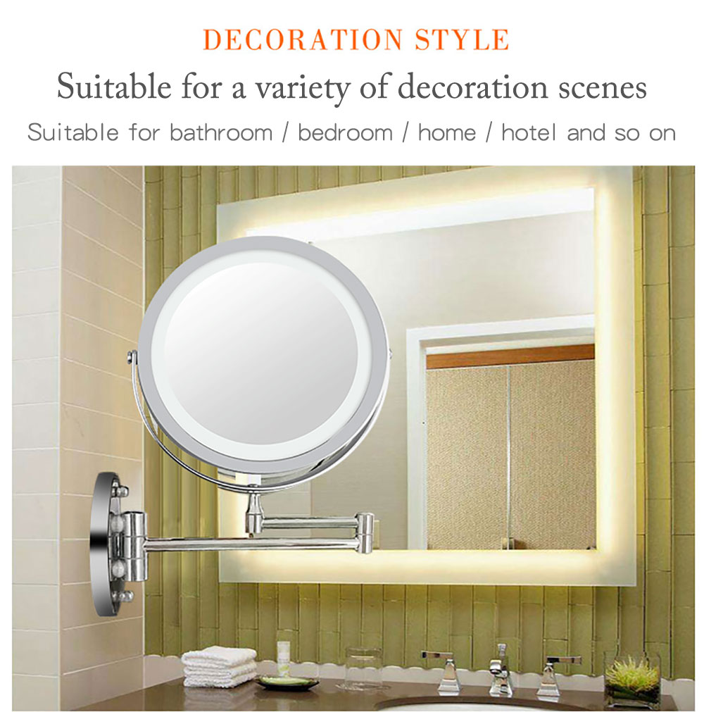 LED Wall Mounted Makeup Mirror-D