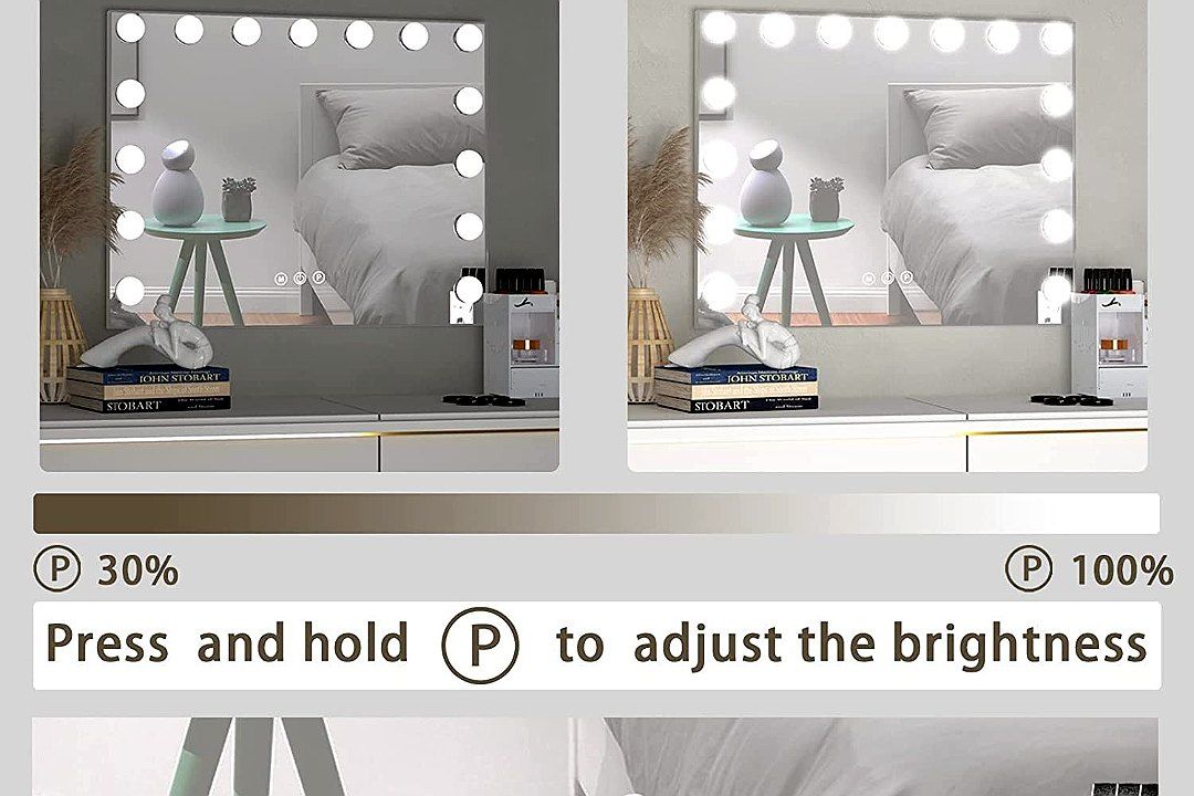 Dimmable Touch Control:30%与100%亮…