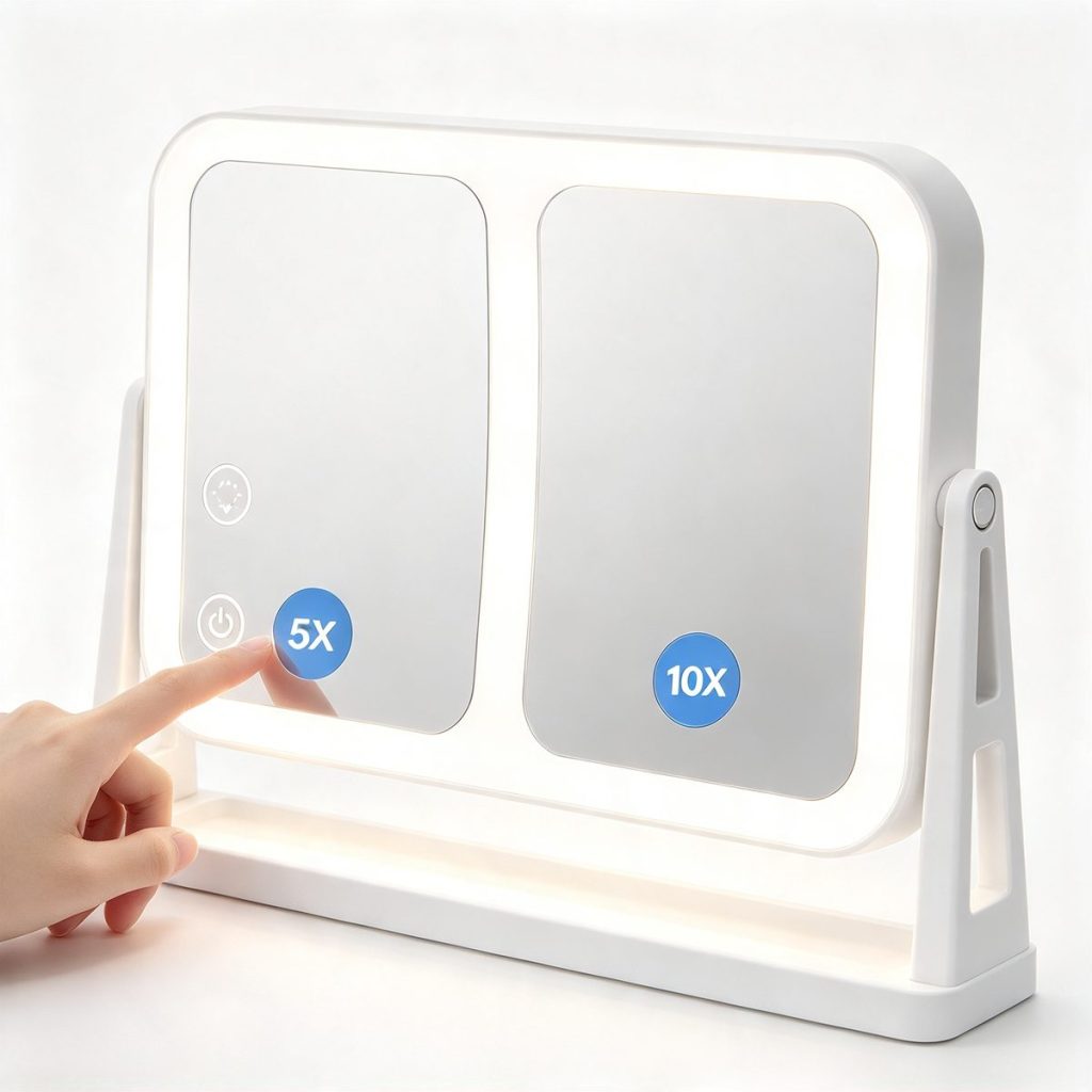 TCMM-Q20 touch control next to the 5X magnifier